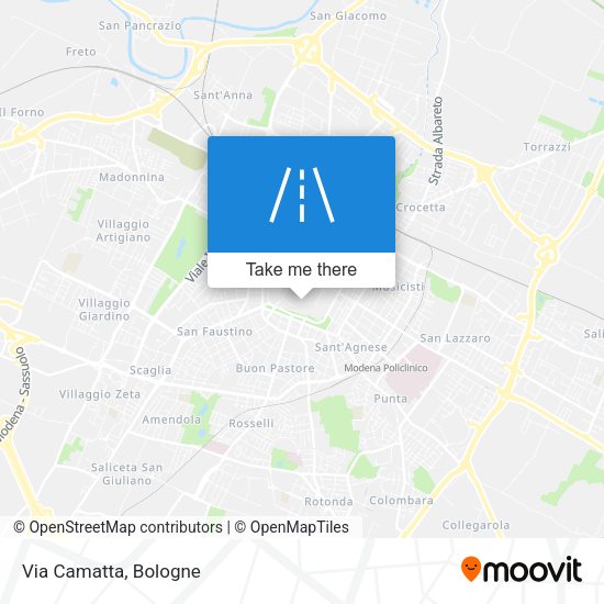 Via Camatta map