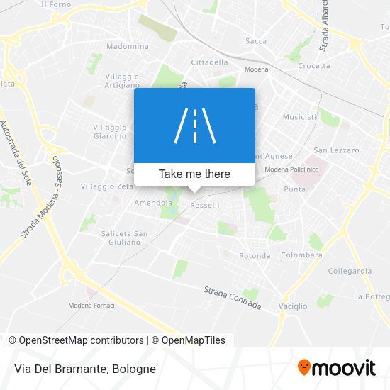 Via Del Bramante map