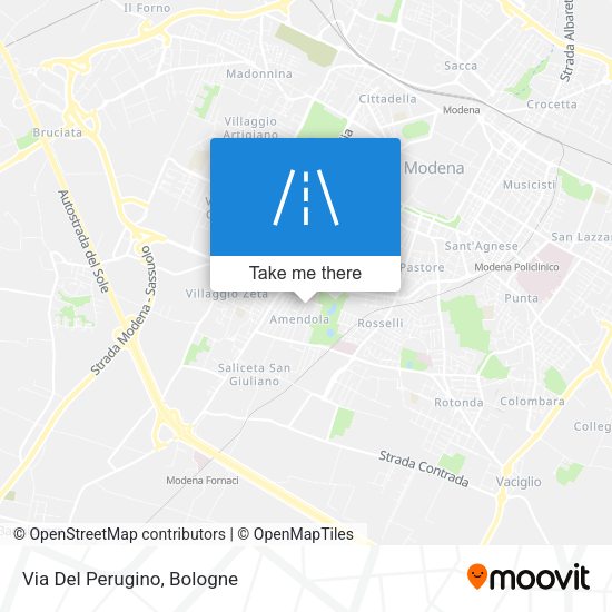 Via Del Perugino map