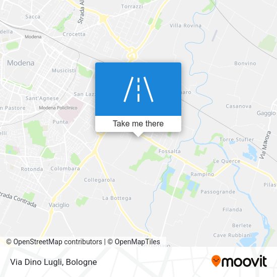 Via Dino Lugli map
