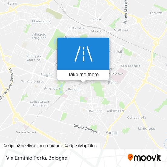 Via Erminio Porta map