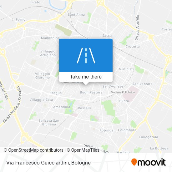 Via Francesco Guicciardini map