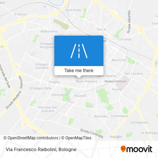 Via Francesco Raibolini map