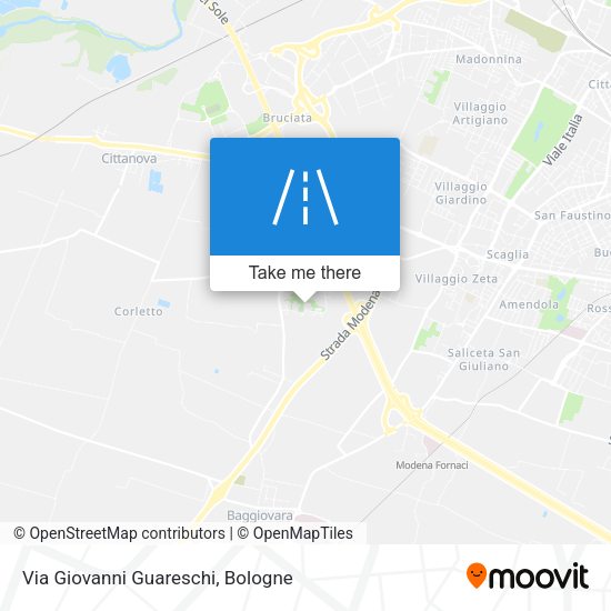Via Giovanni Guareschi map