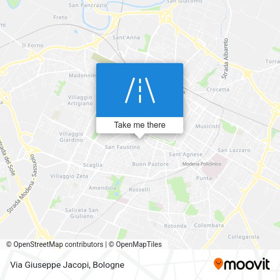 Via Giuseppe Jacopi map