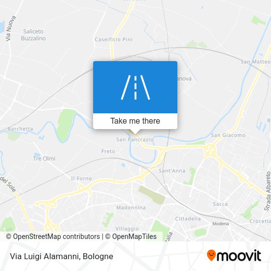 Via Luigi Alamanni map