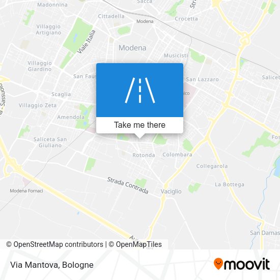 Via Mantova map
