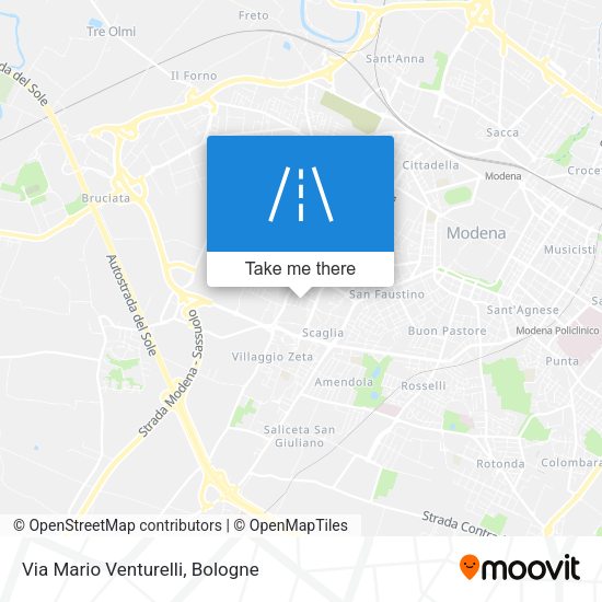 Via Mario Venturelli map