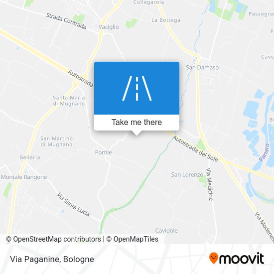 Via Paganine map