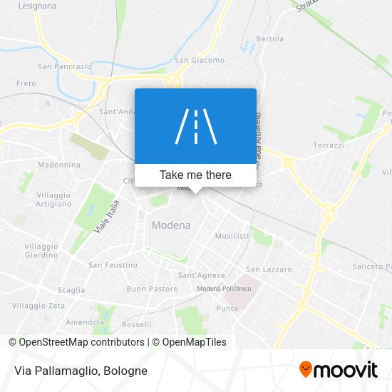 Via Pallamaglio map