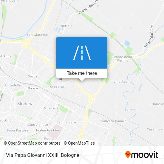 Via Papa Giovanni XXIII map