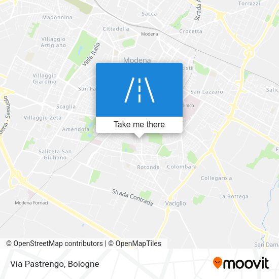 Via Pastrengo map