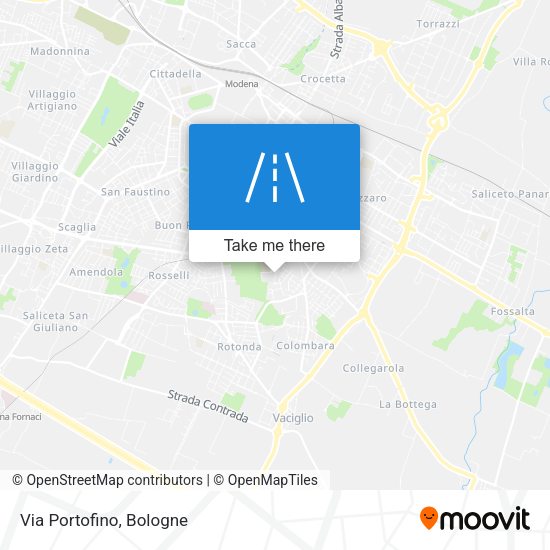Via Portofino map