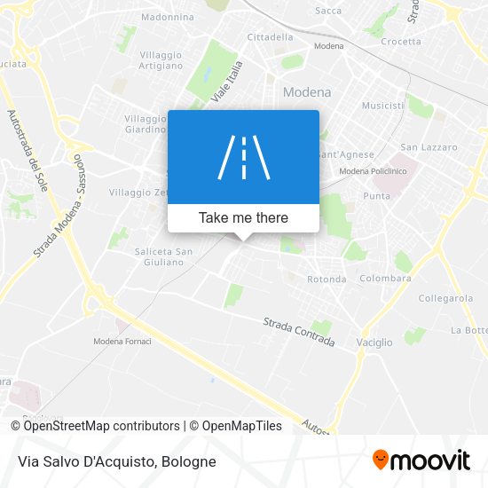 Via Salvo D'Acquisto map
