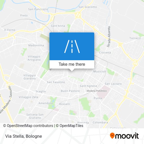 Via Stella map