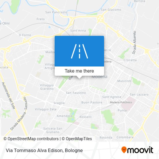 Via Tommaso Alva Edison map