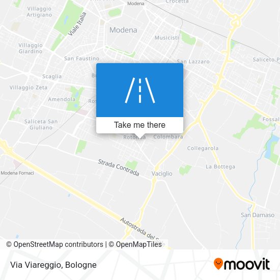 Via Viareggio map