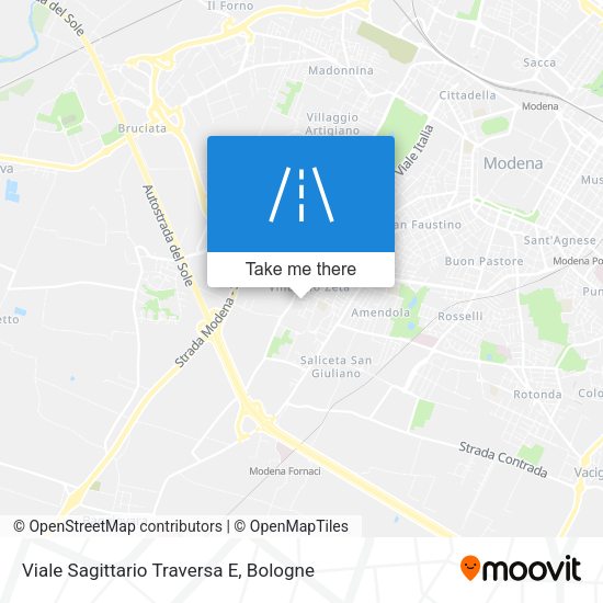 Viale Sagittario Traversa E map