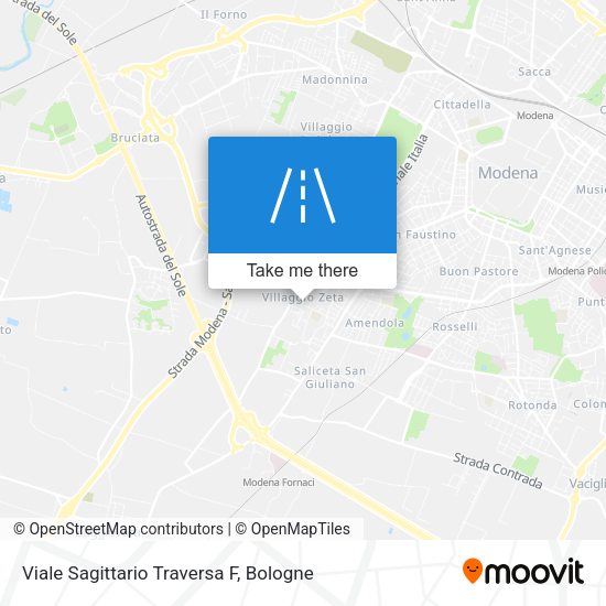 Viale Sagittario Traversa F map