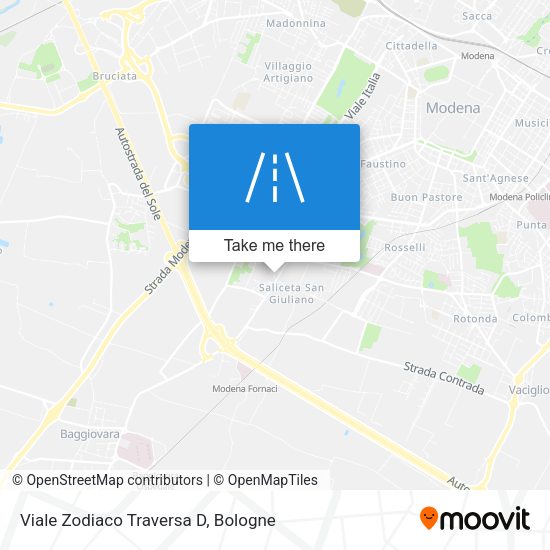 Viale Zodiaco Traversa D map