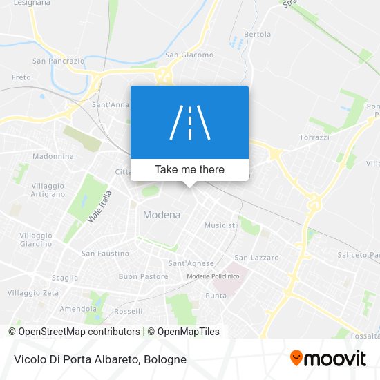 Vicolo Di Porta Albareto map