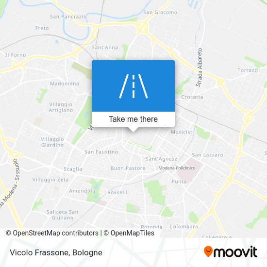 Vicolo Frassone map