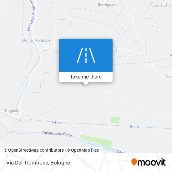 Via Del Trombone map