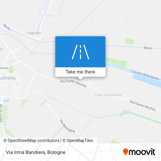 Via Irma Bandiera map