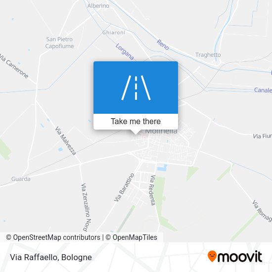 Via Raffaello map