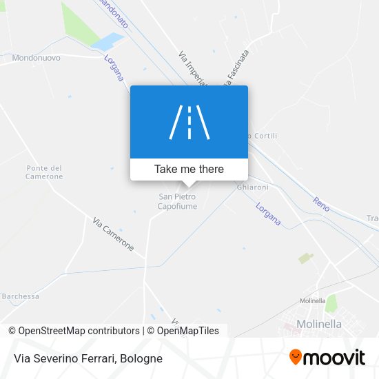 Via Severino Ferrari map