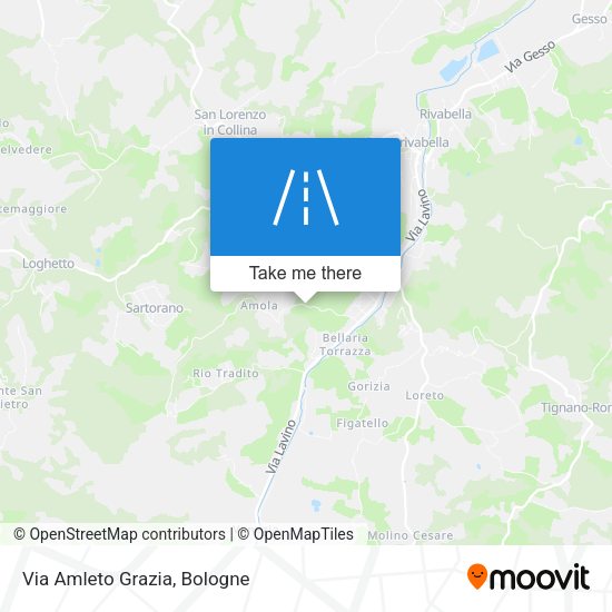 Via Amleto Grazia map