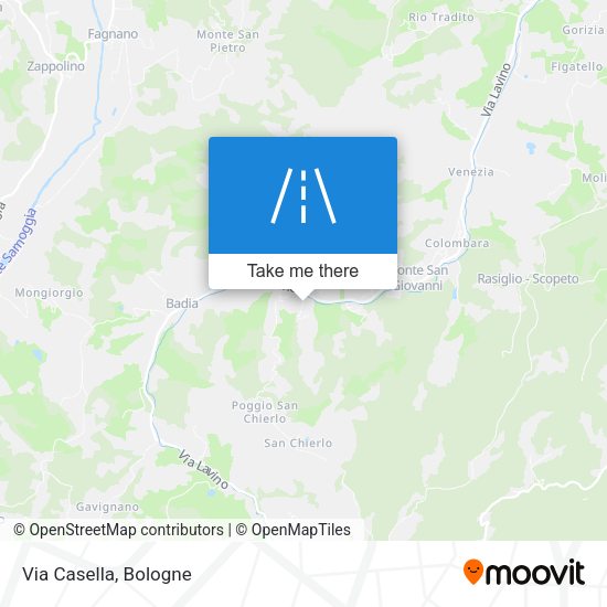 Via Casella map