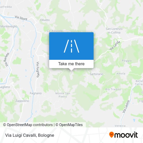 Via Luigi Cavalli map