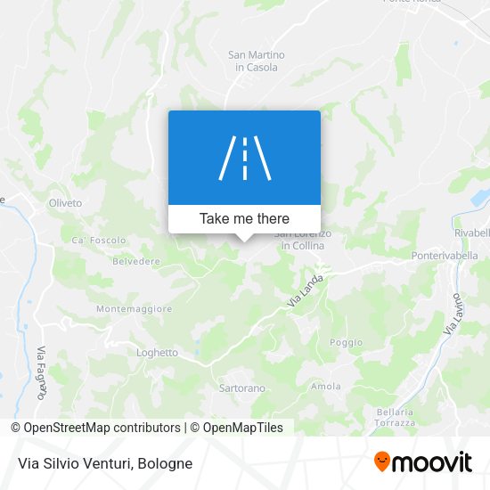 Via Silvio Venturi map