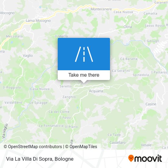 Via La Villa Di Sopra map