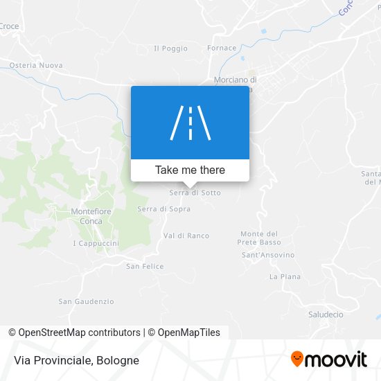 Via Provinciale map
