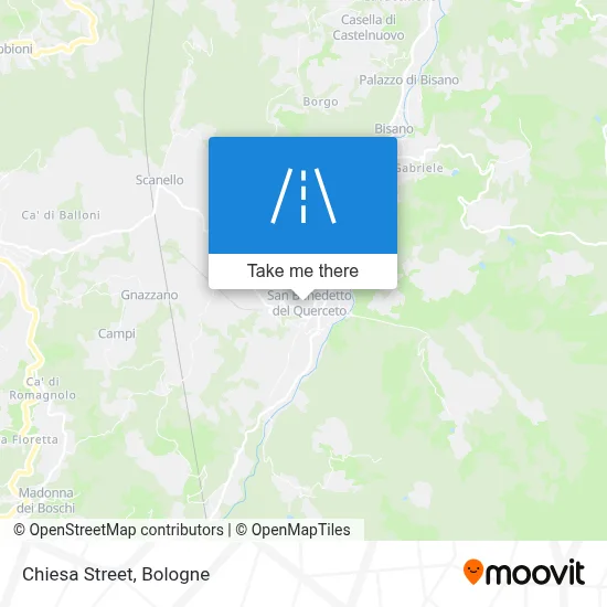 Chiesa Street map