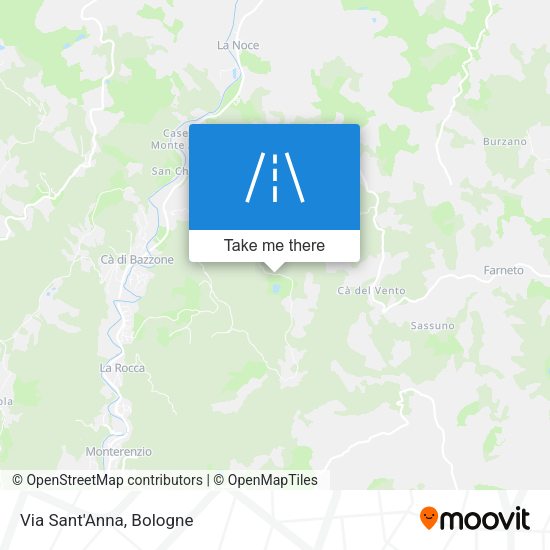 Via Sant'Anna map