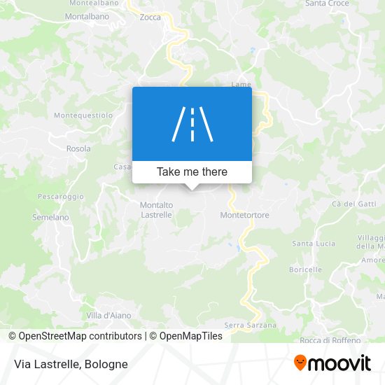 Via Lastrelle map