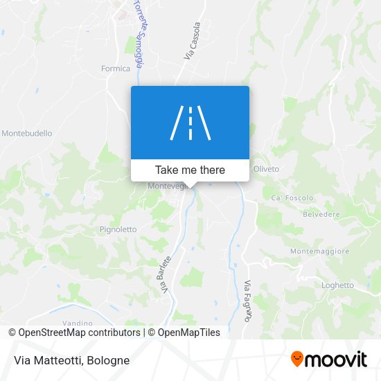 Via Matteotti map