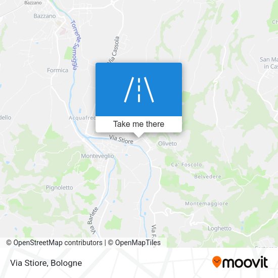 Via Stiore map