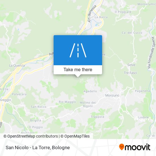 San Nicolo - La Torre map