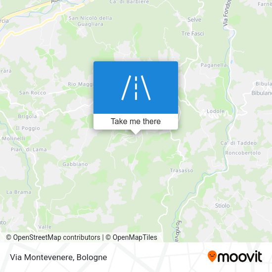 Via Montevenere map