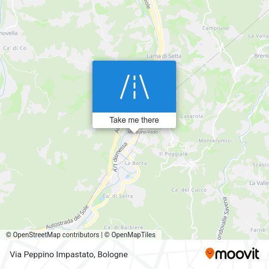 Via Peppino Impastato map
