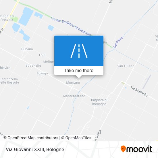 Via Giovanni XXIII map