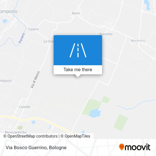 Via Bosco Guerrino map