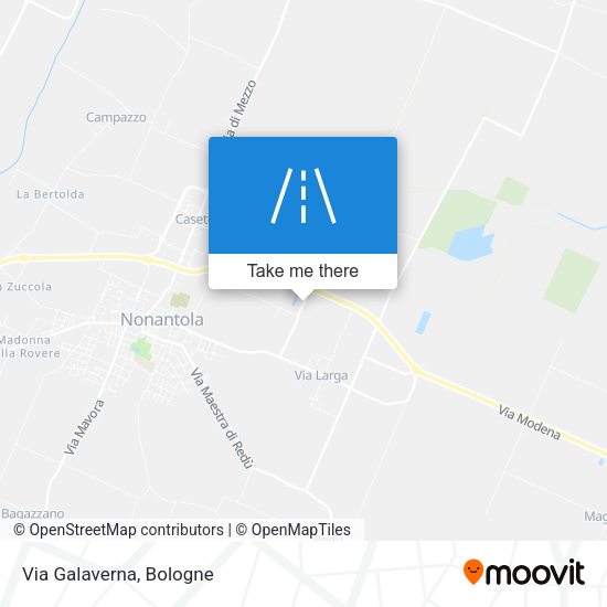 Via Galaverna map