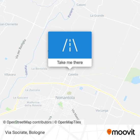 Via Socrate map