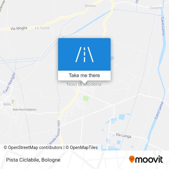 Pista Ciclabile map