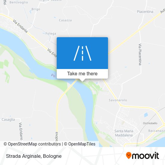 Strada Arginale map